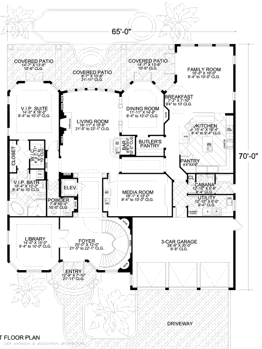main floor house blueprint