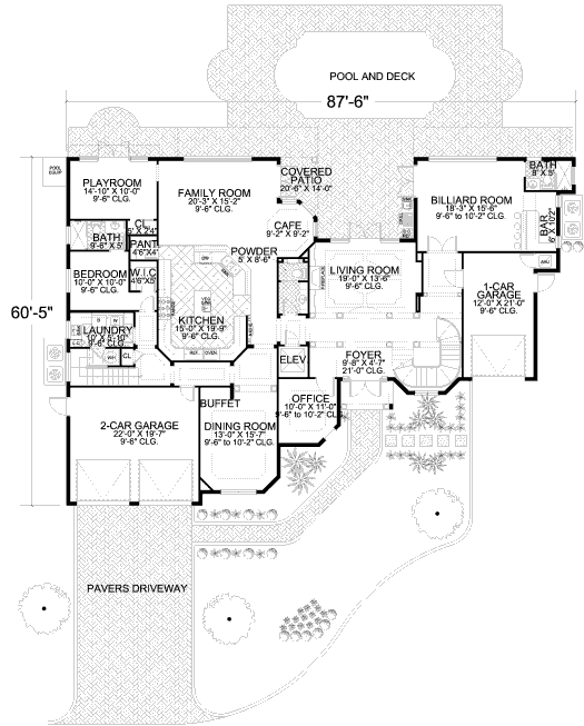 main floor house blueprint