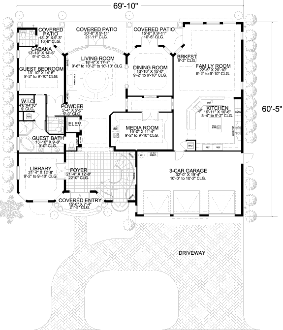 main floor house blueprint