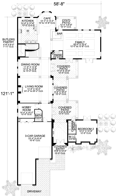 main floor house blueprint