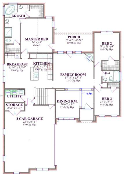 main floor house blueprint