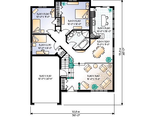 main floor house blueprint