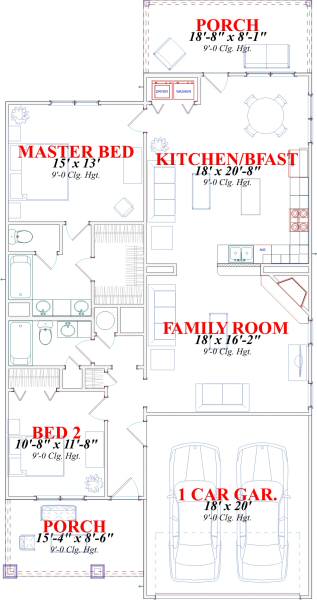 main floor house blueprint