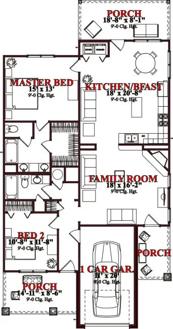 main floor house blueprint