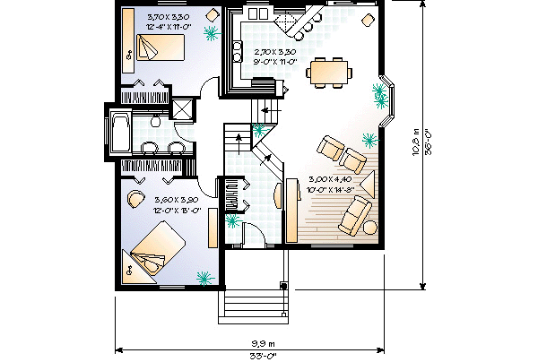 main floor house blueprint