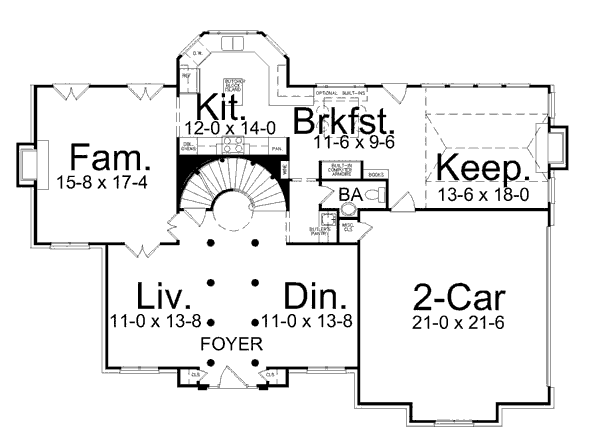 main floor house blueprint