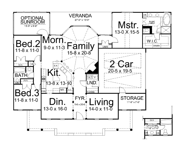 main floor house blueprint
