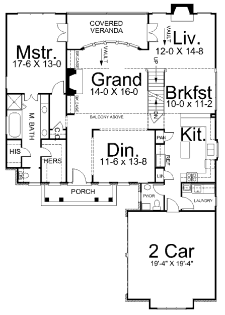 main floor house blueprint