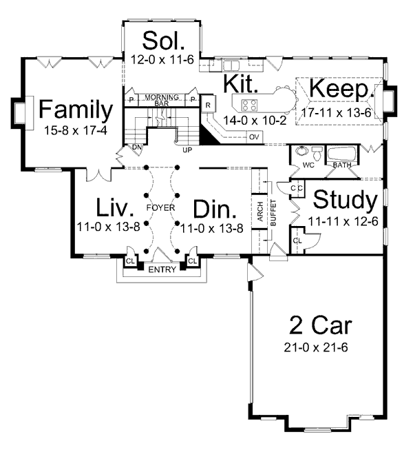 main floor house blueprint