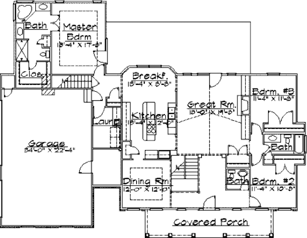 main floor house blueprint