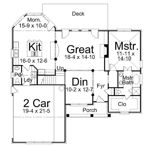 main floor house blueprint