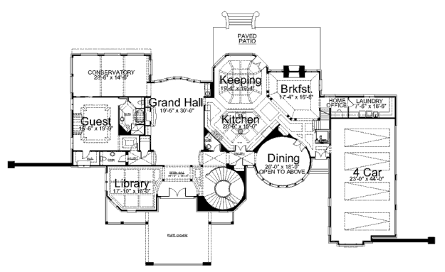 main floor house blueprint