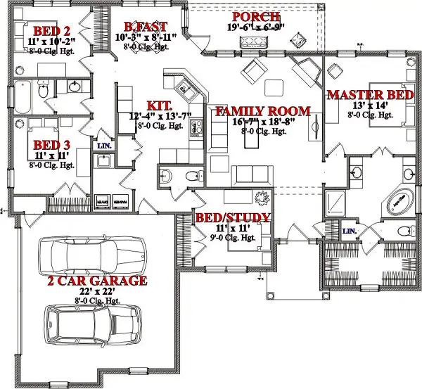 main floor house blueprint