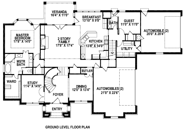 main floor house blueprint