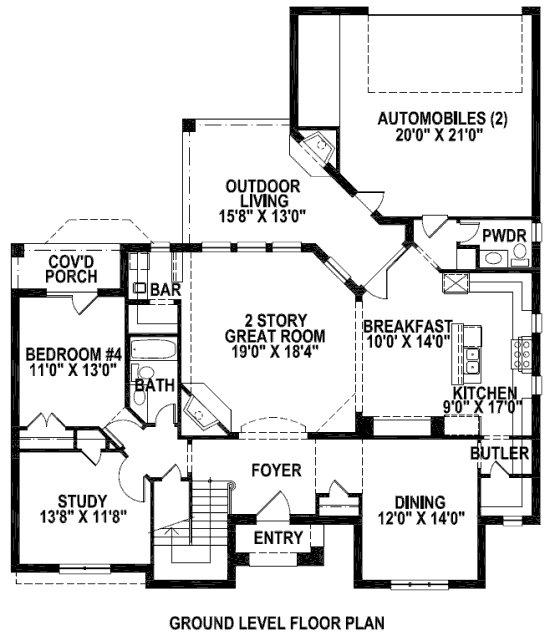 main floor house blueprint