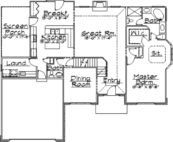 main floor house blueprint