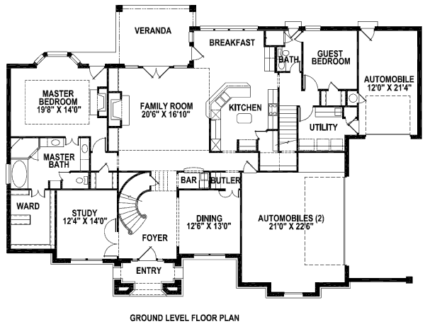 main floor house blueprint