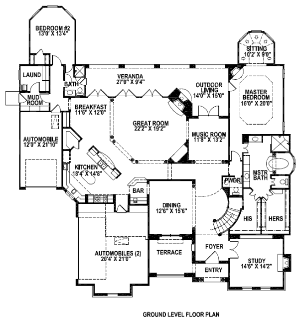 main floor house blueprint