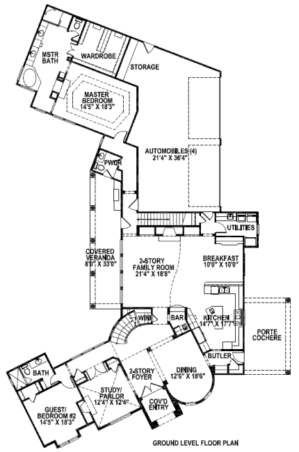 main floor house blueprint