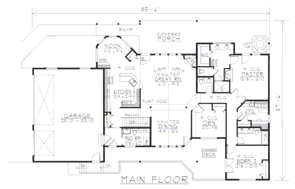 main floor house blueprint
