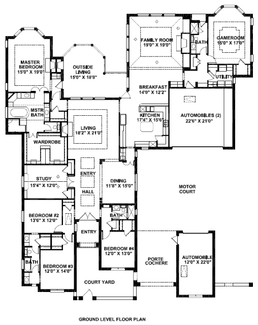 main floor house blueprint