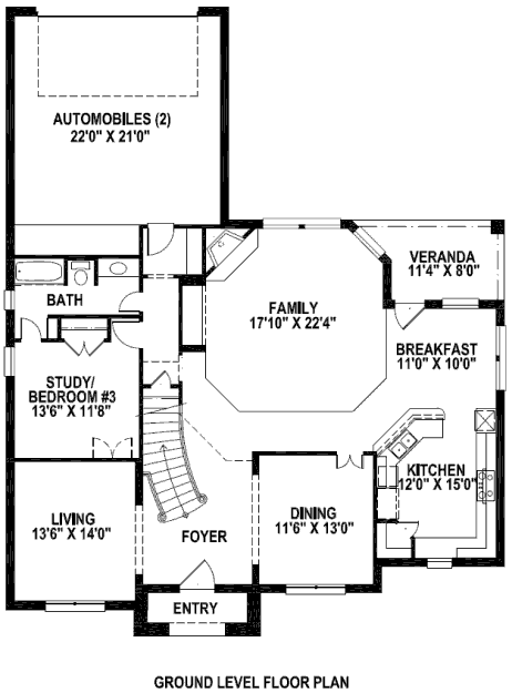 main floor house blueprint