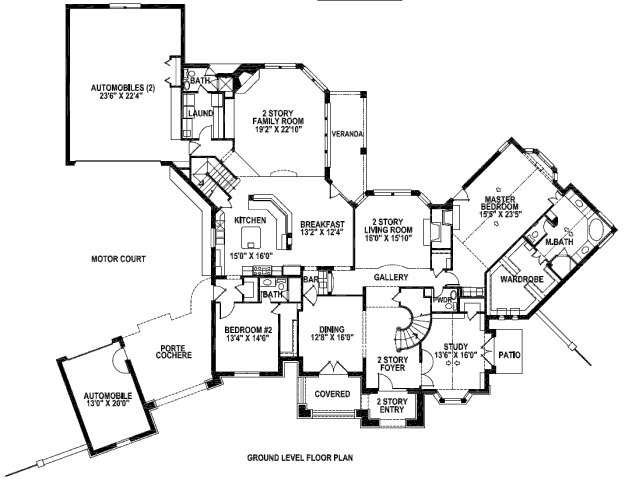 main floor house blueprint
