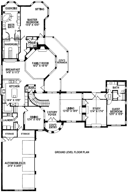main floor house blueprint