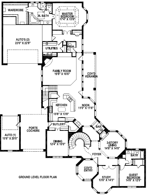 main floor house blueprint