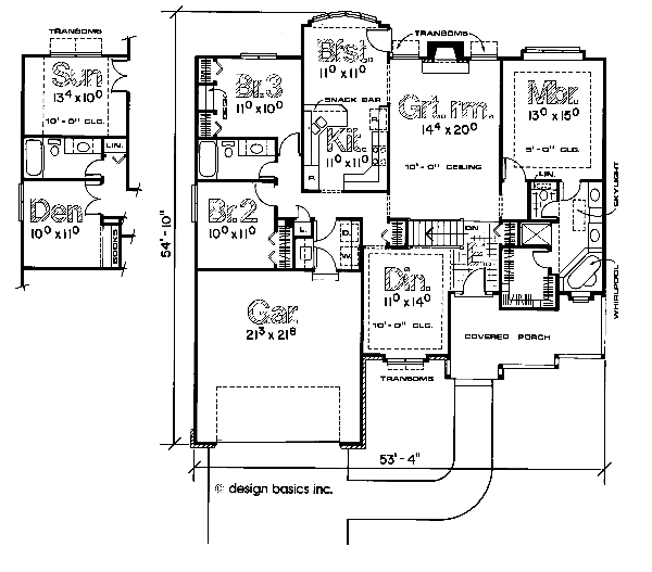 main floor house blueprint