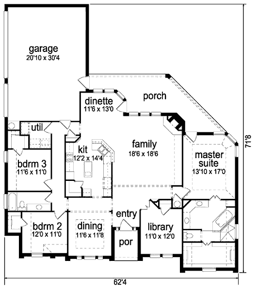 main floor house blueprint