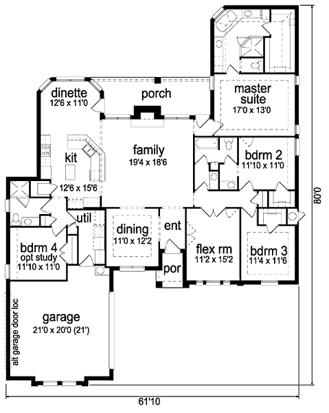 main floor house blueprint