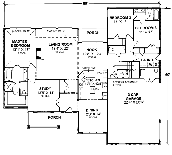 main floor house blueprint
