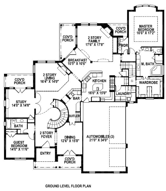 main floor house blueprint
