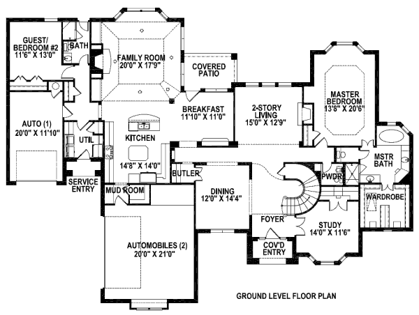 main floor house blueprint