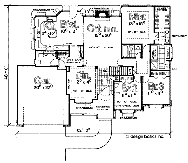 main floor house blueprint