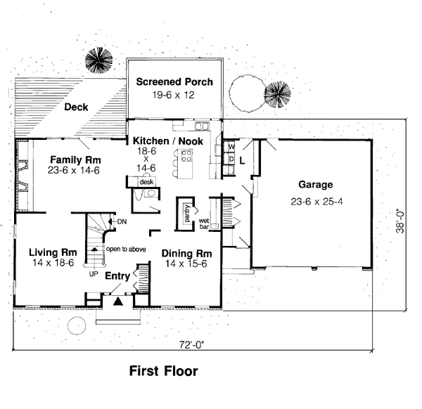 main floor house blueprint