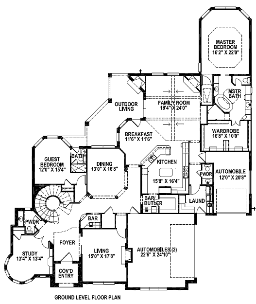 main floor house blueprint