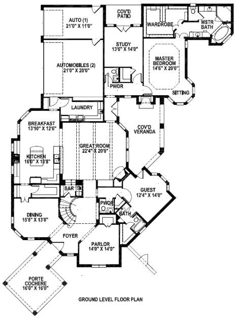 main floor house blueprint