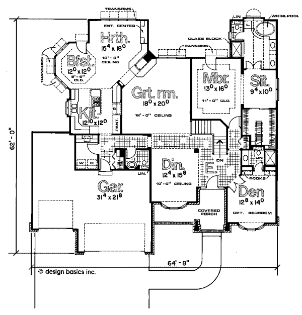 main floor house blueprint