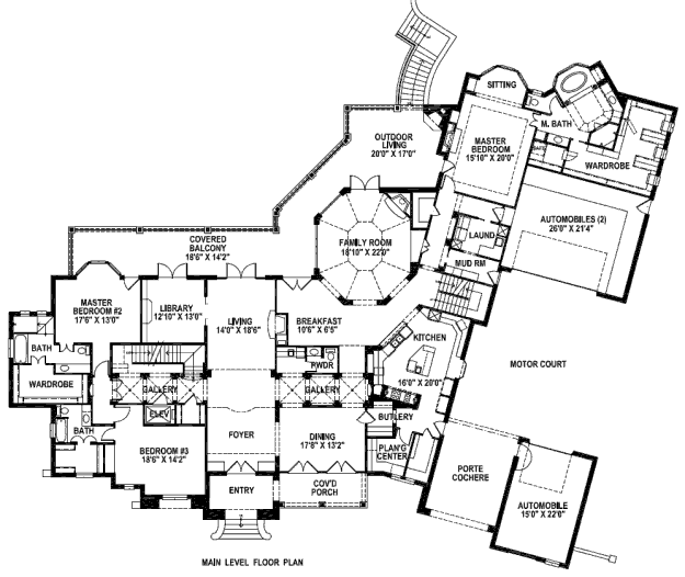 main floor house blueprint