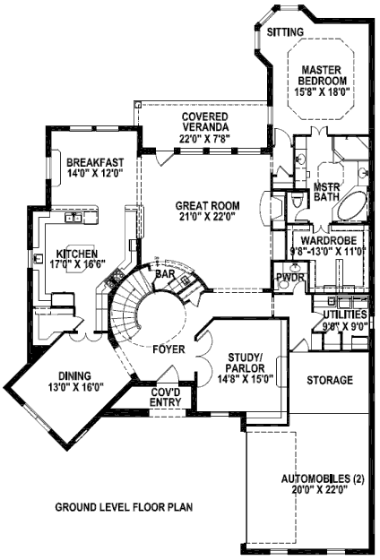 main floor house blueprint