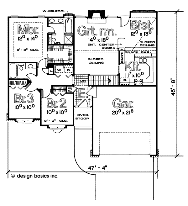 main floor house blueprint