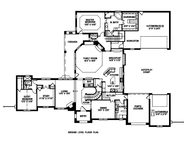 main floor house blueprint