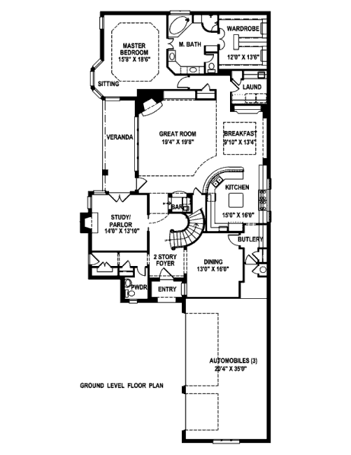 main floor house blueprint