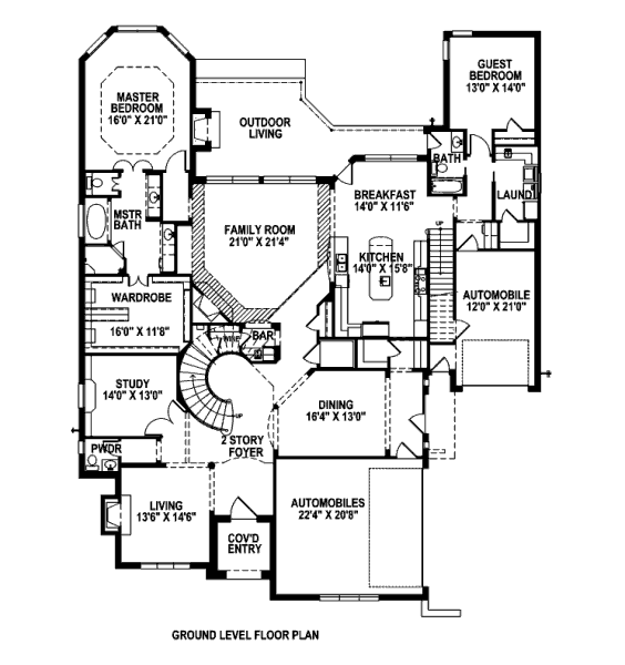 main floor house blueprint