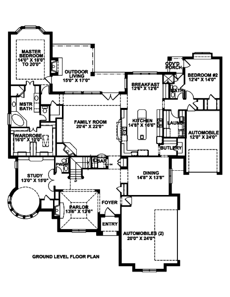 main floor house blueprint