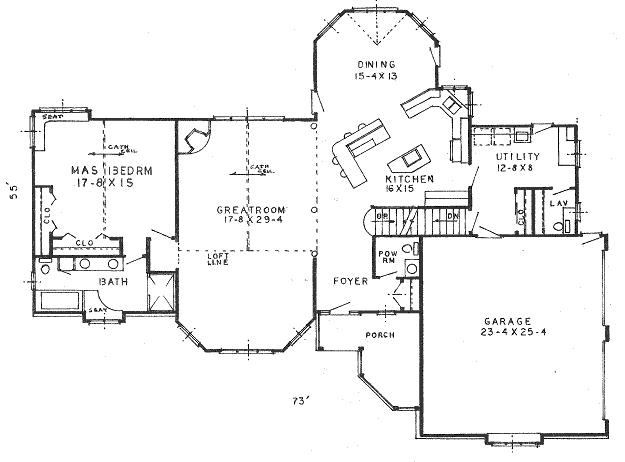 main floor house blueprint