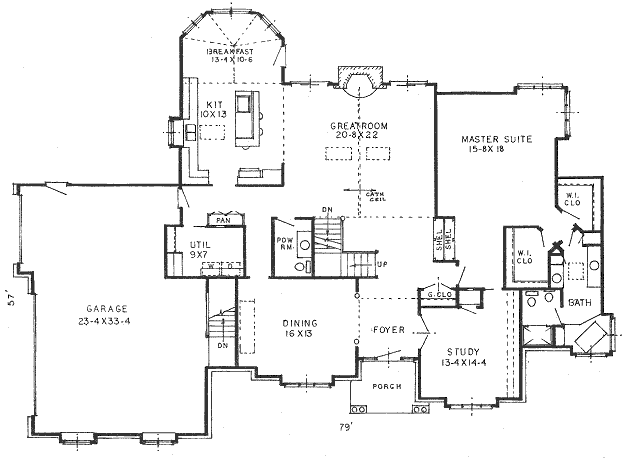main floor house blueprint