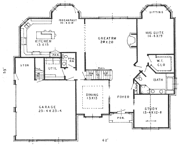 main floor house blueprint